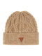 Beanie Frauen Beanie Gestrickt in Braun Farbe