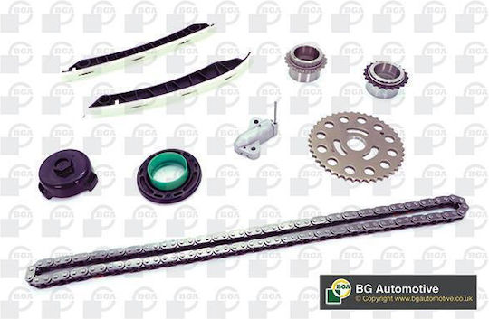 Timing Chain & Sprocket Set Vivaro-b 1.6d 10 Pieces 33 & 38mm N-british Gasket Bga-bgtc9550fk