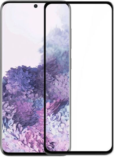 Techwave 5D 0.3mm Vollkleber Vollflächig gehärtetes Glas Schwarz (Galaxy S20 FE)