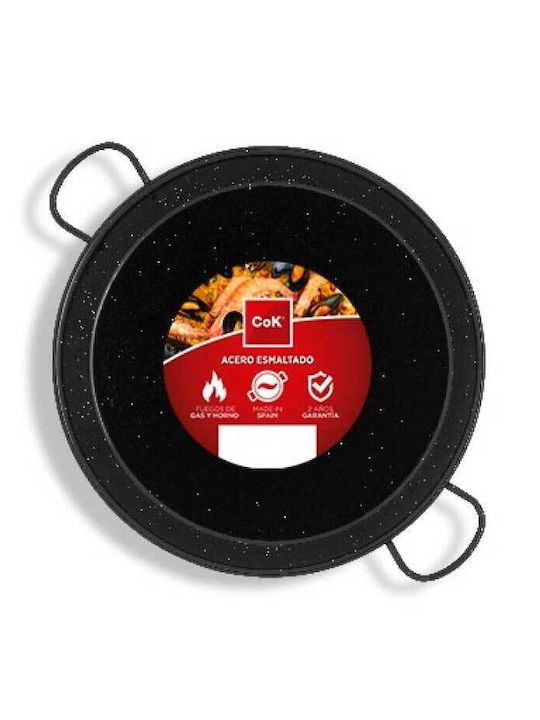 Pan aus Aluminium mit Emaillebeschichtung 32cm