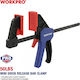 WorkPro WP201016 Σετ Σφιγκτήρες Σκανδάλης με Μέγιστο Άνοιγμα 100mm
