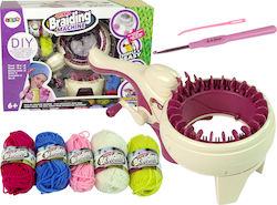 Leantoys Set Mașină de Împletit Creativă 5 Culori de Fire Lean Toys 14417989 5905214974893