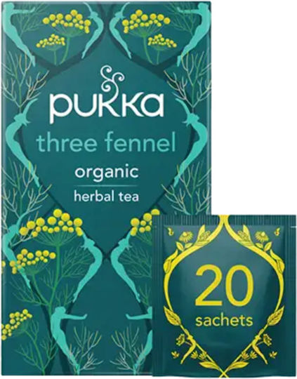 Pukka Three Fenicul Produs organic 20 Pungi