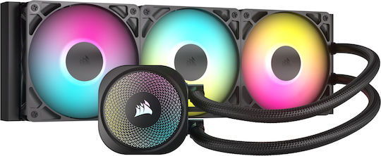 Corsair Nautilus 360 RS Υδρόψυξη Επεξεργαστή Τριπλού Ανεμιστήρα 120mm για Socket AM4/AM5/1700 με ARGB Φωτισμό