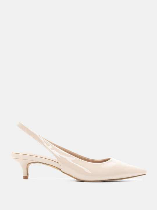 Luigi Patent Leather Beige Heels