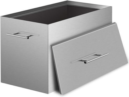 Oală de sterilizare pentru conserve 520.7 X 292.1 X 330.2 mm 2 nivele capac din oțel inoxidabil de calitate alimentară