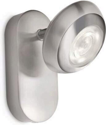 Philips Επιτοίχιος Εξωτερικός Προβολέας LED IP20 4W με Θερμό Λευκό Φως 4εκ.