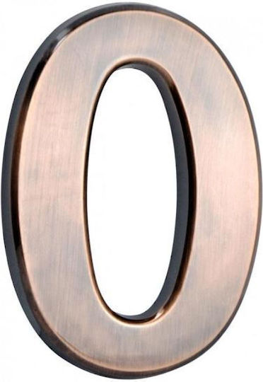 Număr Casă Strend Pro Magichome Număr 0 Pvc Bronz Antic 70x100mm 3d