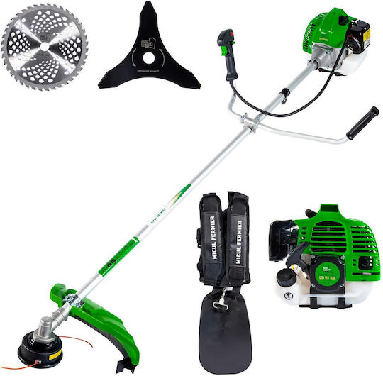 Trimmer pentru gazon Little Farmer pe benzină 4 accesorii pornire rapidă 3.4 CP 43 cc