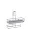 Saray Home Wall Shelf Roza Metal 30x14x22cm Silver