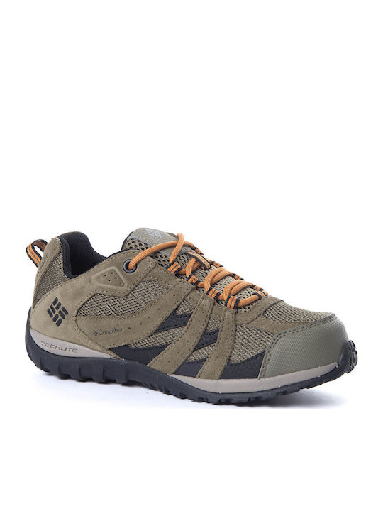 Columbia Kids Hiking Shoes REDMOND Waterproof Khaki