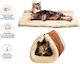 Self-Heating Tunnel Cat Bed & Mat 2 in 1 Sn23521-696 Brown