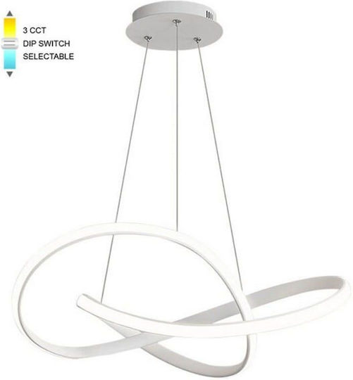 Vito LED Κρεμαστό Φωτιστικό Λευκό 60x18εκ. Vito LED Κρεμαστό Φωτιστικό Λευκό 60x18εκ.