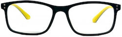 Frog Optical Lesebrille +2.25 in Schwarz Farbe