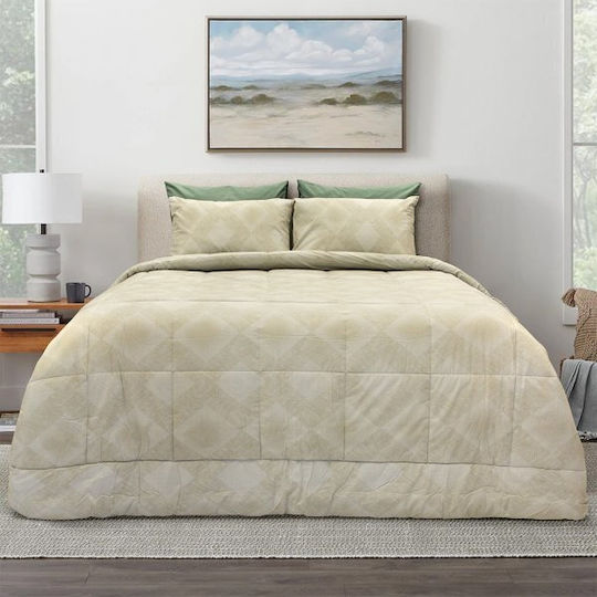 Lino Home Siroco Cuvertură Single Bumbac Bej 160x240cm