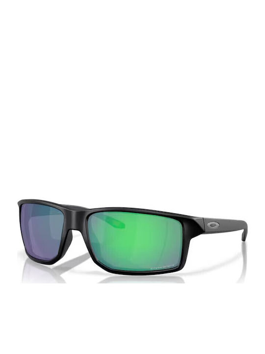Oakley Gibston Xl Prizm Men's Sunglasses with Black Plastic Frame and Green Mirror Lens OO9470-07