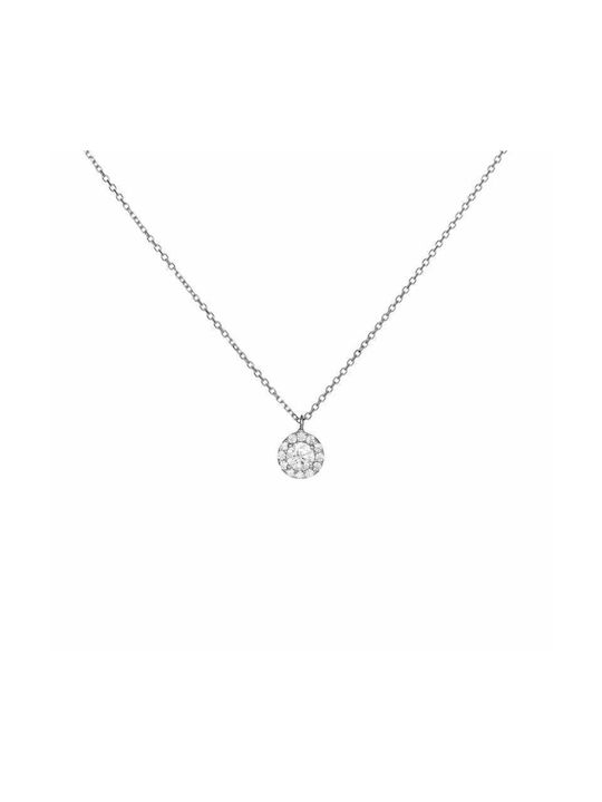 Rosette from White gold 14K