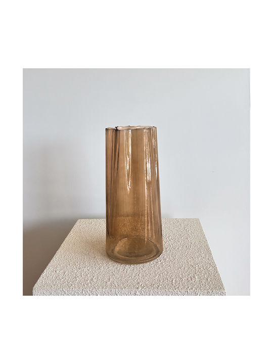 Decorative Vase Frosine Brown