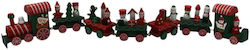 Christmas Wooden Decorative Train 42cm