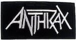 Anthrax Fabric Sewing Patch 8x4cm