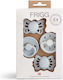 Frigg Πιπίλες Σιλικόνης Moonlight Sailing & Powder Blue Γαλάζιο για 0+ μηνών 4τμχ