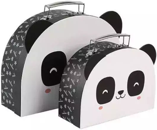 I-Total Panda Box for Gift Black 2pcs