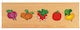 Wooden Kids Peg Puzzle Gardening 5pcs Anelixi