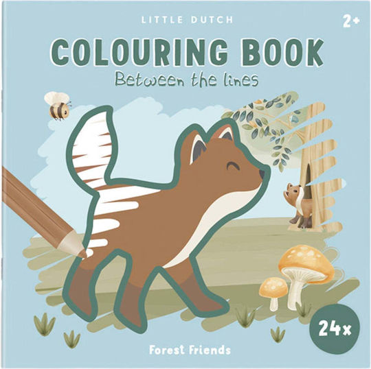 Little Dutch Βιβλίο Ζωγραφικής Forest Friends