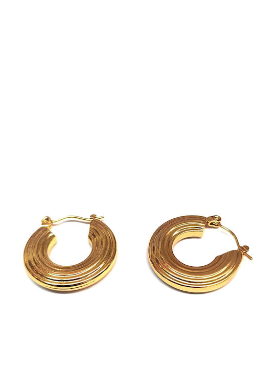 Amalfi Accessories Ohrringe aus Stahl Vergoldet
