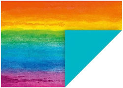 Χαρτόνι 50χ70εκ 300γρ Aqua Rainbow