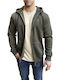 Cardigan With Hood Khaki