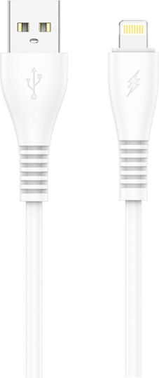 Sendem Sendem M35p USB-A to Lightning Cable Λευκό 0.9m