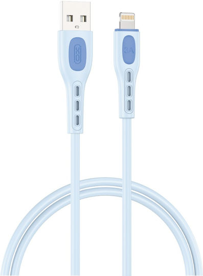 XO USB-A to Lightning Cable Μπλε 1m (16.005.0343)