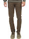 Trousers Chino Elastic Brown