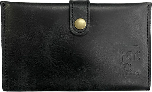 Tfar Тютюнева чанта със закопчаване Leather Black