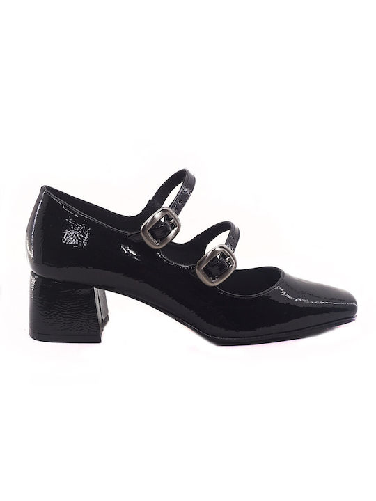 Hondronasios Patent Leather Black Heels