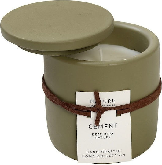 Espiel Aromatic Candle in Jar with Amber and Tonka Scent 8.8x10cm