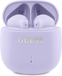 Guess Printed Classic Logo In-ear Μωβ