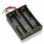 Battery Holder 3x18650 Wires