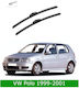 Front Wiper Blade Set Vw Polo 6n2 1999-2001 475mm 475mm Bosch Aerotwin 3398000075 19" & 19" 2 Pieces