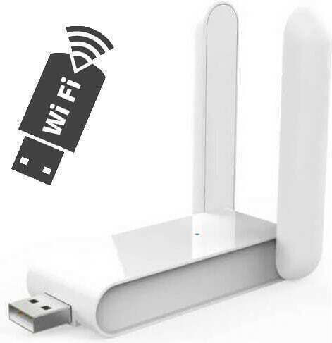 Wireless USB Network Adapter Antenna Wifi 5GHz AC1200 Dual Band 866Mbps 802.11ac White