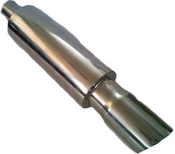 Inox Toba Idealstore Gesamtlänge 50 cm Breite 10 cm Einlass 4,8 cm Auslass 7,5 cm