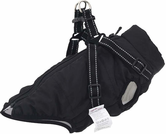 vidaXL Black Dog Coat