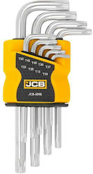 JCB Set 2 Torx Wrenches 9pcs