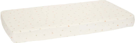 Little Dutch Единично с Ластик Forest Treasures Бежов 90x200см Little Dutch Единично с Ластик Forest Treasures Бежов 90x200см