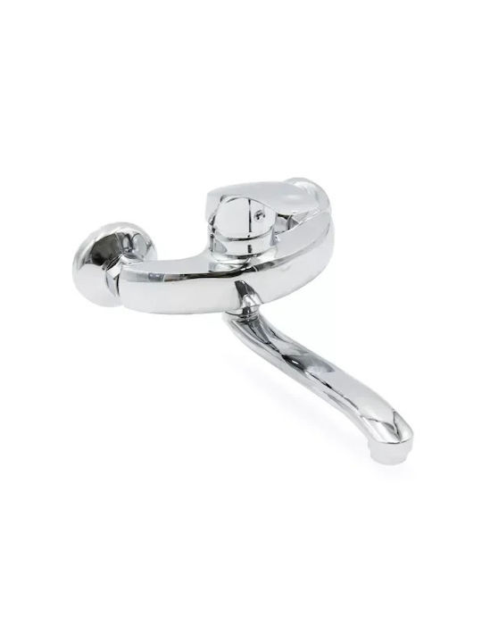 Mixing Bathtub Shower Faucet Silver