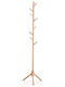 Viosarp Wooden Coat Rack 42x42x175cm