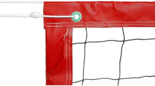 Beach Volleyball Net Minerva 3.0mm Cord Red 30103fa