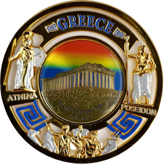Metallplatte Parthenon