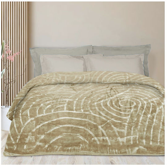 Amelie Line Υπέρδιπλη 220x220εκ. Beige Amelie Line Υπέρδιπλη 220x220εκ. Beige